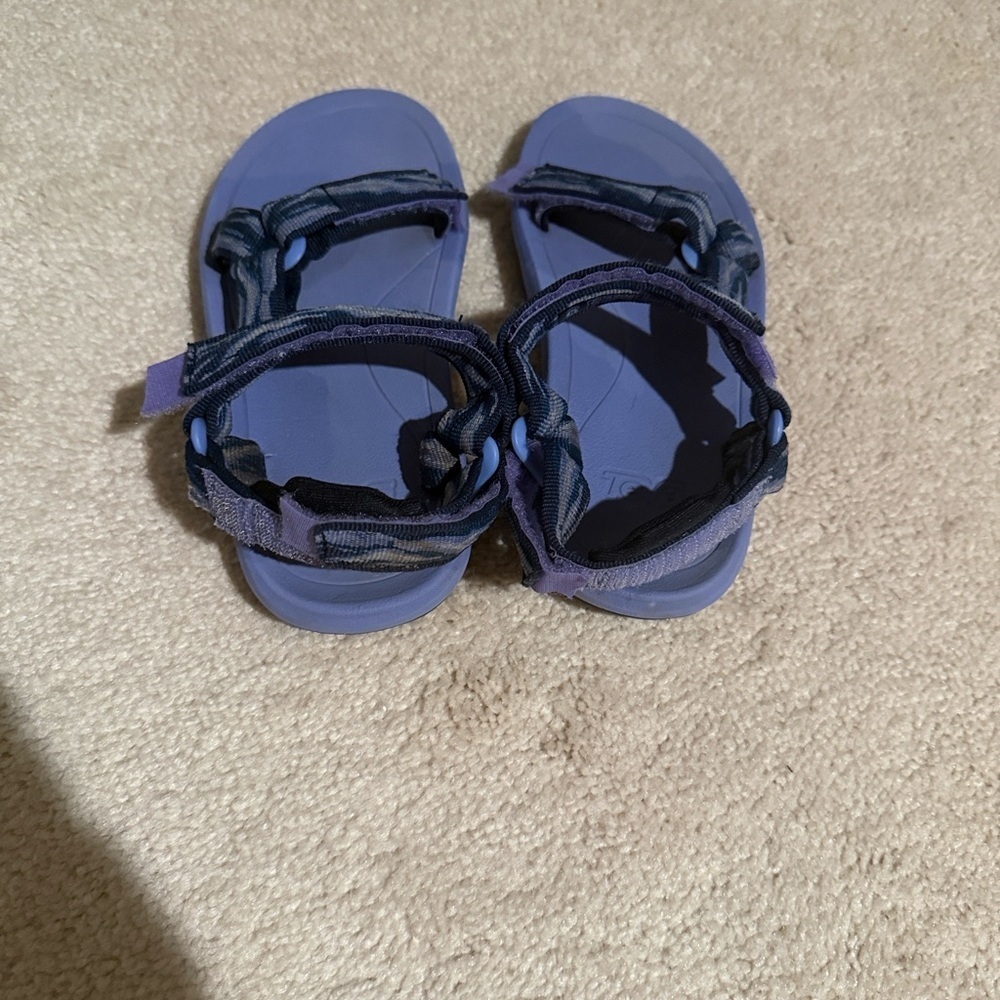 Teva Lilac and Navy Kids' Outdoor Sandals - Picture 4 of 6